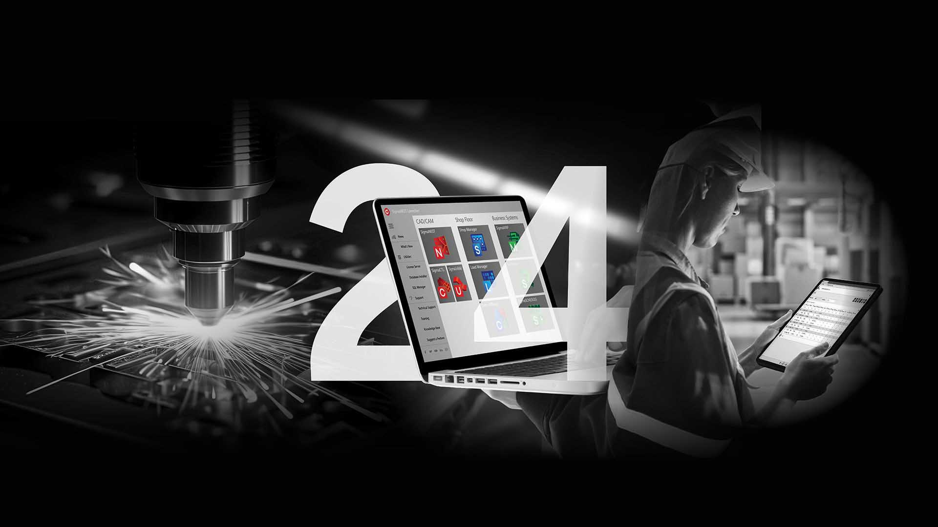 SigmaNEST 24 Suite Connects CAD/CAM, Shop Floor and Business Systems