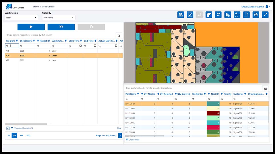 Flexible inventory swapping