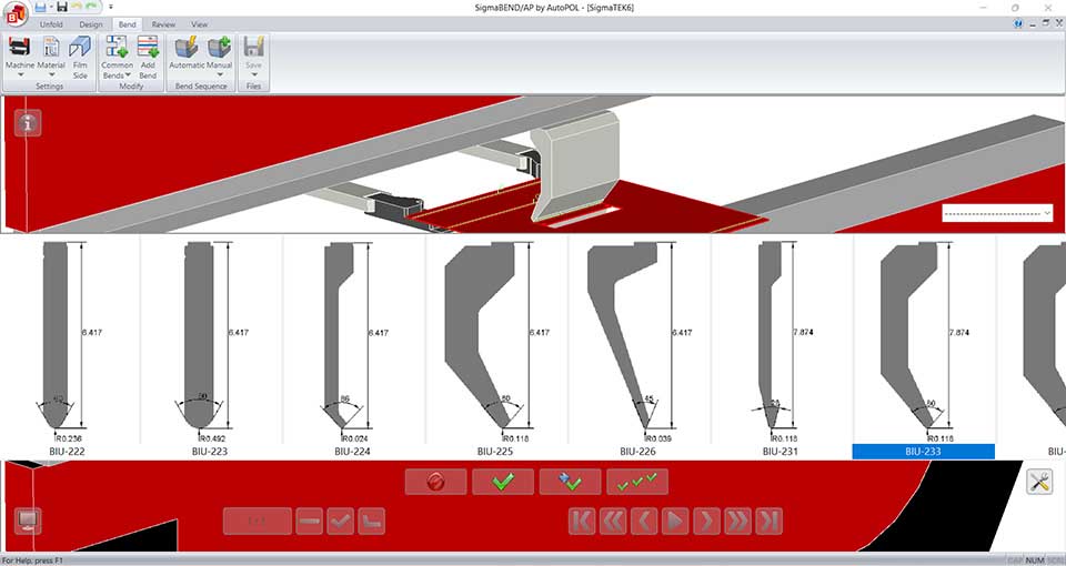 SigmaBEND AP is Focused on Automation